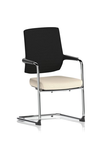 Vero Airmesh Back Cantilever Chair Bespoke Colour Seat Quest Salt