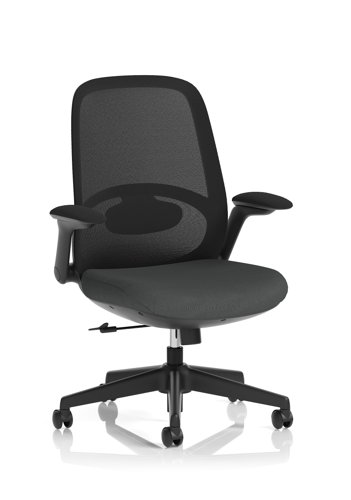 Crew 2 Task Operator Mesh Back Chair With Folding Arms Bespoke Colour Seat Quest Mussel