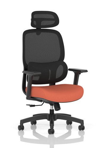 Rowan Mesh Back Chair Bespoke Colour Seat Quest Crab