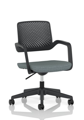 Cosmo Task Operator Chair Black Frame Bespoke Colour Seat Rivet Tensile