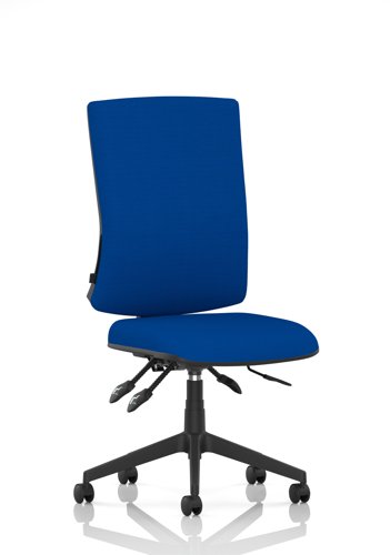 Orlena High Back Task Operator Chair Bespoke Colour Back And Seat Stevia Blue