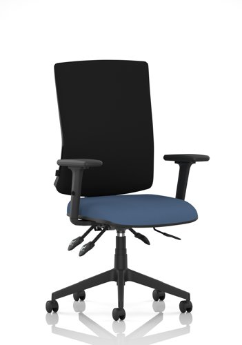 Orlena High Back Task Operator Chair With Arms Bespoke Colour Seat Quest Limpet