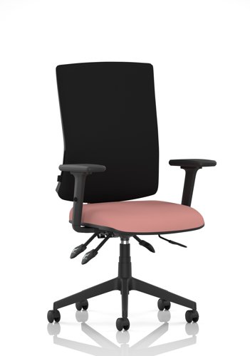 Orlena High Back Task Operator Chair With Arms Bespoke Colour Seat Quest Shrimp