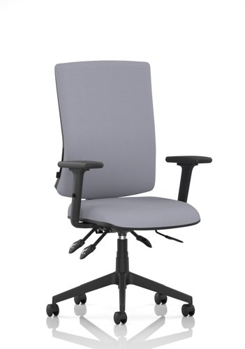 Orlena High Back Task Operator Chair With Arms Bespoke Colour Back And Seat Quest Shell