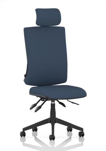 Orlena High Back Task Operator Chair With Headrest Bespoke Colour Back And Seat Quest Whelk