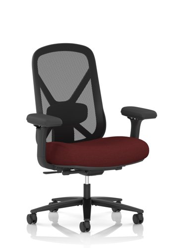 Conrow Heavy Duty Task Operator Chair Bespoke Colour Seat Ginseng Chilli