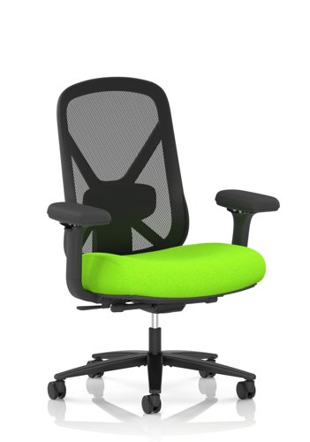 Conrow Heavy Duty Task Operator Chair Bespoke Colour Seat Myrrh Green