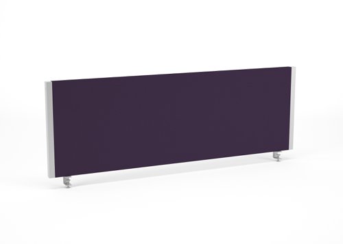 Impulse/Evolve Plus Bench Screen 1200 Bespoke Tansy Purple Silver Frame
