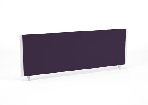LEB111 Impulse/Evolve Plus Bench Screen 1200 Bespoke Tansy Purple White Frame