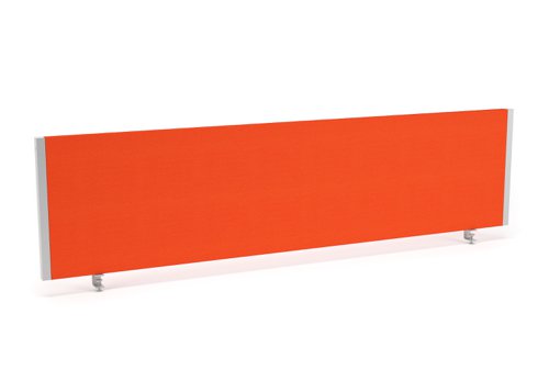 Impulse/Evolve Plus Bench Screen 1600 Bespoke Tabasco Orange Silver Frame