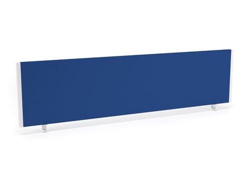 Impulse/Evolve Plus Bench Screen 1600 Bespoke Stevia Blue White Frame Dynamic