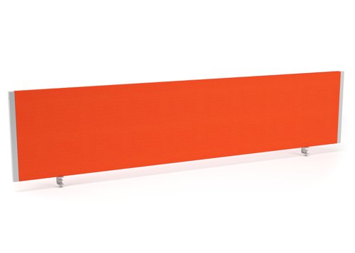 Impulse/Evolve Plus Bench Screen 1800 Bespoke Tabasco Orange Silver Frame Dynamic