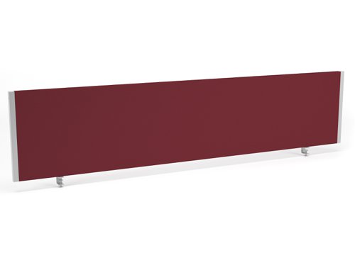Impulse/Evolve Plus Bench Screen 1800 Bespoke Ginseng Chilli Silver Frame Dynamic