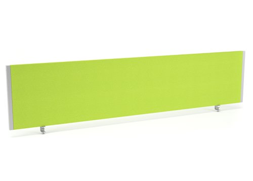 Impulse/Evolve Plus Bench Screen 1800 Bespoke Myrrh Green Silver Frame Dynamic