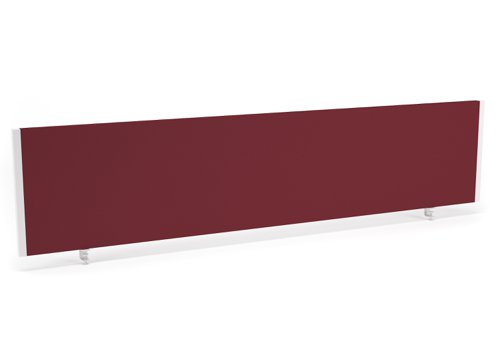 Impulse/Evolve Plus Bench Screen 1800 Bespoke Ginseng Chilli White Frame