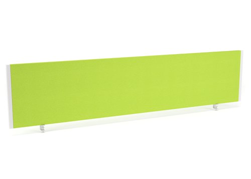 Impulse/Evolve Plus Bench Screen 1800 Bespoke Myrrh Green White Frame Dynamic