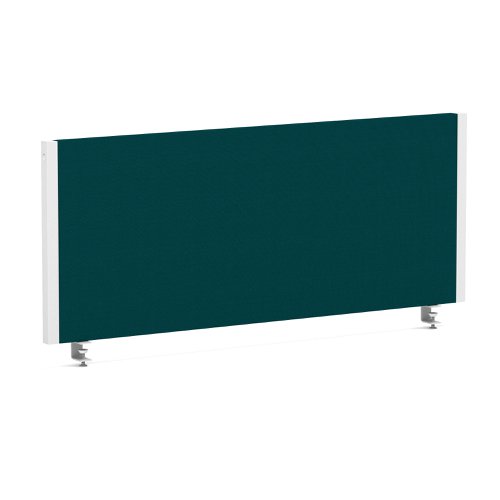 Impulse/Evolve Plus Bench Screen 1000 Bespoke Maringa Teal White Frame