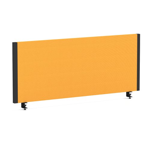 Impulse/Evolve Plus Bench Screen 1000 Black Frame Bespoke Senna Yellow Fabric