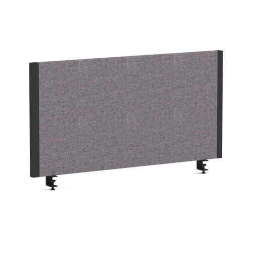 Impulse/Evolve Plus Bench Screen 800 Black Frame Bespoke Rivet Fuse Fabric