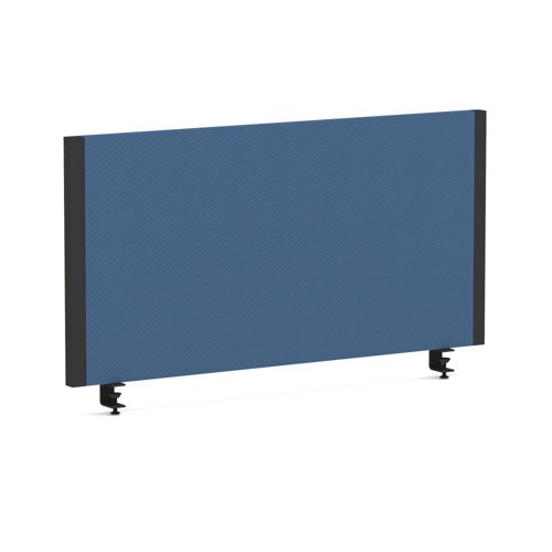 Impulse/Evolve Plus Bench Screen 800 Black Frame Bespoke Quest Limpet Fabric