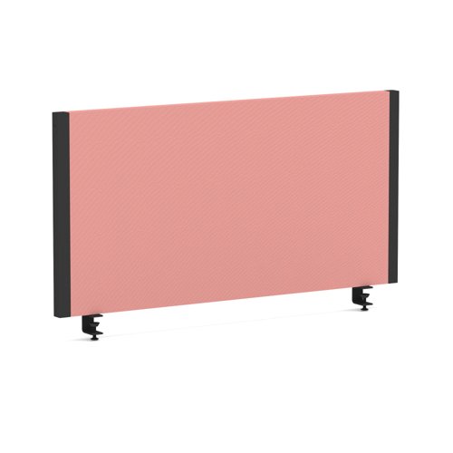 Impulse/Evolve Plus Bench Screen 800 Black Frame Bespoke Quest Shrimp Fabric