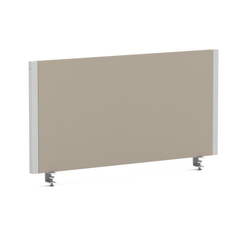 Impulse/Evolve Plus Bench Screen 800 Silver Frame Bespoke Quest Salt Fabric
