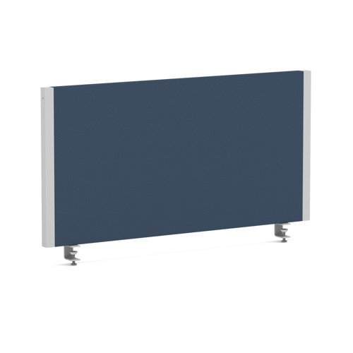Impulse/Evolve Plus Bench Screen 800 Silver Frame Bespoke Quest Whelk Fabric