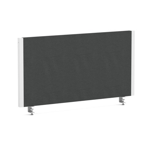 Impulse/Evolve Plus Bench Screen 800 White Frame Bespoke Quest Mussel Fabric