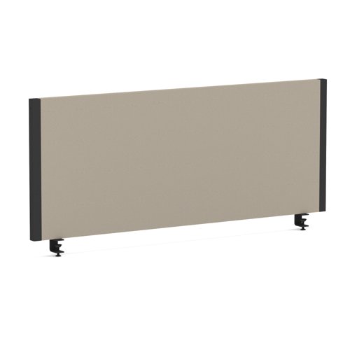 Impulse/Evolve Plus Bench Screen 1000 Black Frame Bespoke Quest Salt Fabric