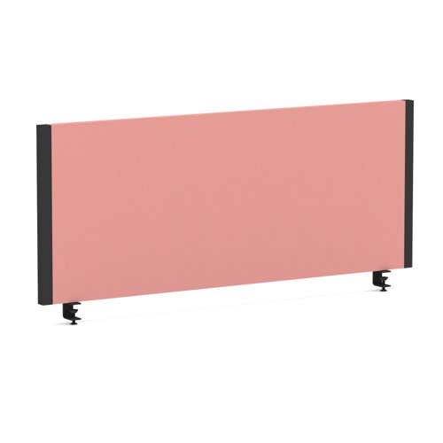 Impulse/Evolve Plus Bench Screen 1000 Black Frame Bespoke Quest Shrimp Fabric