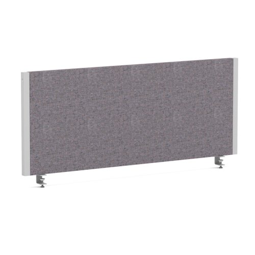 Impulse/Evolve Plus Bench Screen 1000 Silver Frame Bespoke Rivet Fuse Fabric