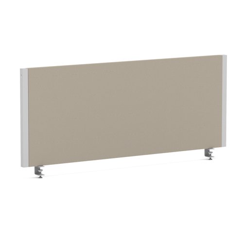Impulse/Evolve Plus Bench Screen 1000 Silver Frame Bespoke Quest Salt Fabric