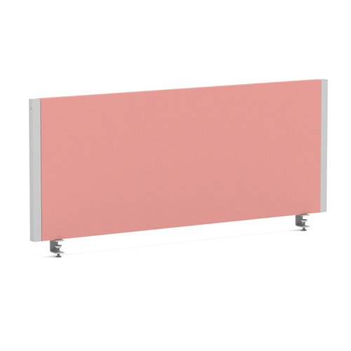 Impulse/Evolve Plus Bench Screen 1000 Silver Frame Bespoke Quest Shrimp Fabric