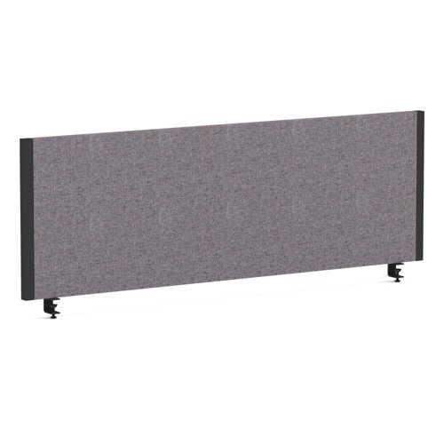 Impulse/Evolve Plus Bench Screen 1200 Black Frame Bespoke Rivet Fuse Fabric