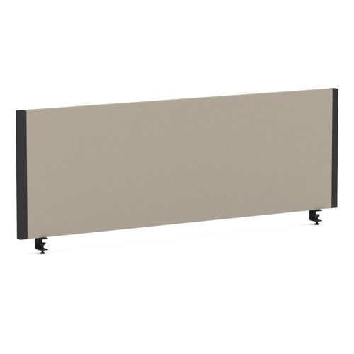 Impulse/Evolve Plus Bench Screen 1200 Black Frame Bespoke Quest Salt Fabric