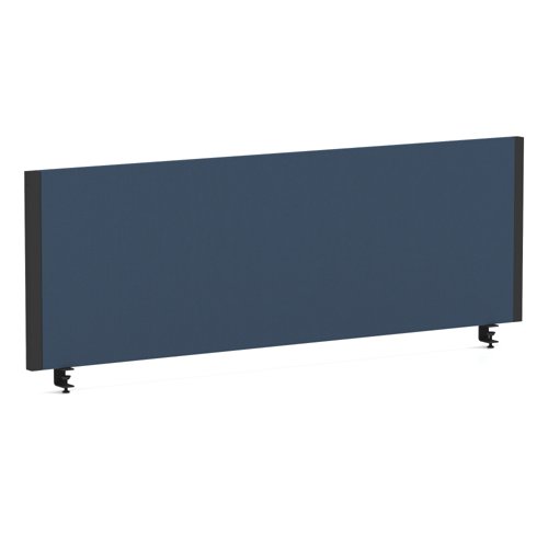 Impulse/Evolve Plus Bench Screen 1200 Black Frame Bespoke Quest Whelk Fabric