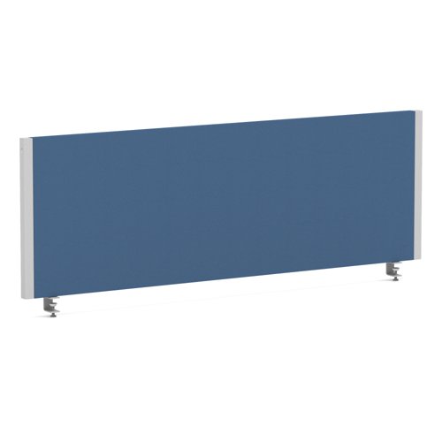 Impulse/Evolve Plus Bench Screen 1200 Silver Frame Bespoke Quest Limpet Fabric
