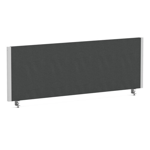 Impulse/Evolve Plus Bench Screen 1200 Silver Frame Bespoke Quest Mussel Fabric