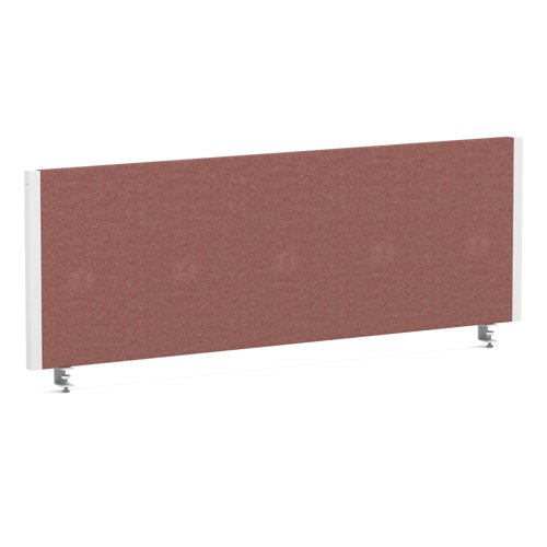 Impulse/Evolve Plus Bench Screen 1200 White Frame Bespoke Rivet Forge Fabric