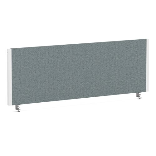 Impulse/Evolve Plus Bench Screen 1200 White Frame Bespoke Rivet Tensile Fabric