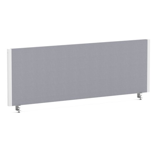 Impulse/Evolve Plus Bench Screen 1200 White Frame Bespoke Quest Shell Fabric