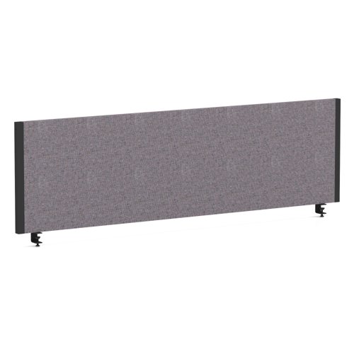 Impulse/Evolve Plus Bench Screen 1400 Black Frame Bespoke Rivet Fuse Fabric