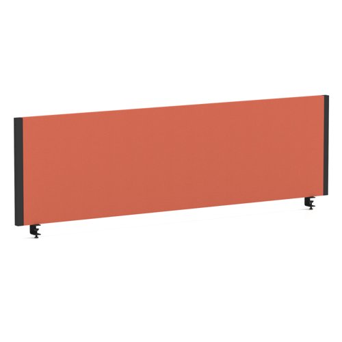 Impulse/Evolve Plus Bench Screen 1400 Black Frame Bespoke Quest Crab Fabric