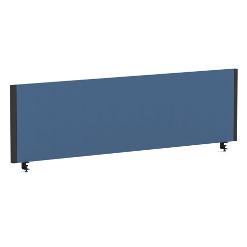 Impulse/Evolve Plus Bench Screen 1400 Black Frame Bespoke Quest Limpet Fabric
