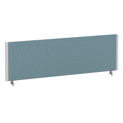 Impulse/Evolve Plus Bench Screen 1400 Silver Frame Bespoke Rivet Quench Fabric