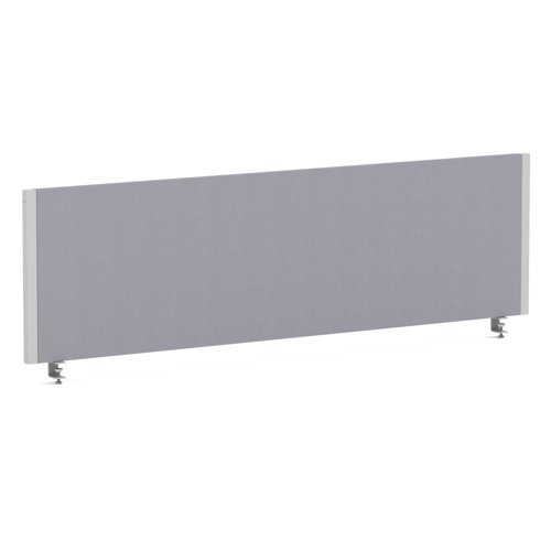 Impulse/Evolve Plus Bench Screen 1400 Silver Frame Bespoke Quest Shell Fabric
