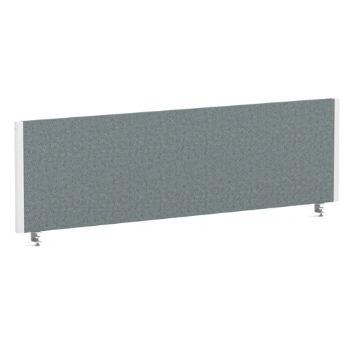 Impulse/Evolve Plus Bench Screen 1400 White Frame Bespoke Rivet Tensile Fabric