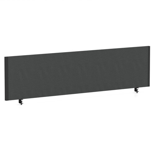 Impulse/Evolve Plus Bench Screen 1600 Black Frame Bespoke Quest Mussel Fabric