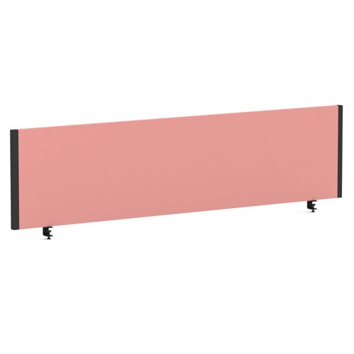 Impulse/Evolve Plus Bench Screen 1600 Black Frame Bespoke Quest Shrimp Fabric