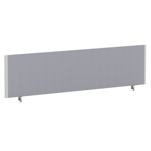 Impulse/Evolve Plus Bench Screen 1600 Silver Frame Bespoke Quest Shell Fabric